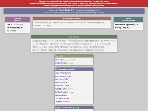 topic links 2.2|Webpage archive.